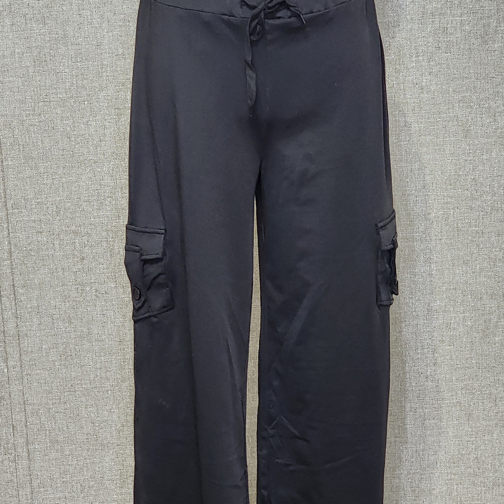 Women's Black Cargo Trousers